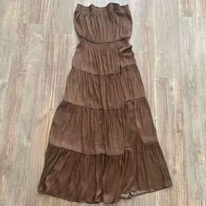 🤎 EVEREVE BROWN MAXI DRESS
